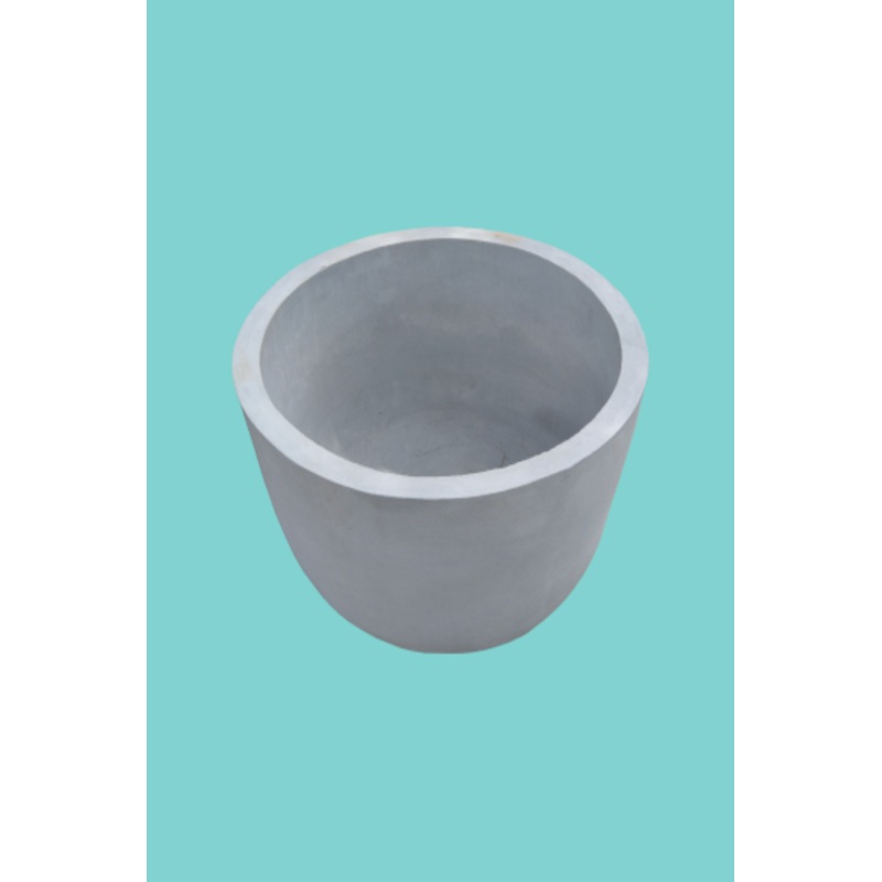 Titanium Finished Cement Round Vase – 18”x 18”