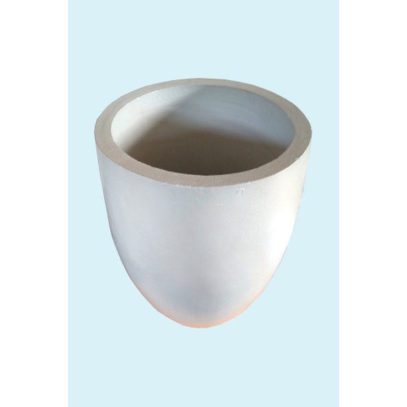 Ceramic Coated White Color Planter