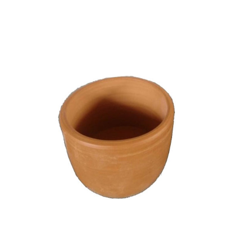 Small Cylindrical Shaped Terracotta Planter