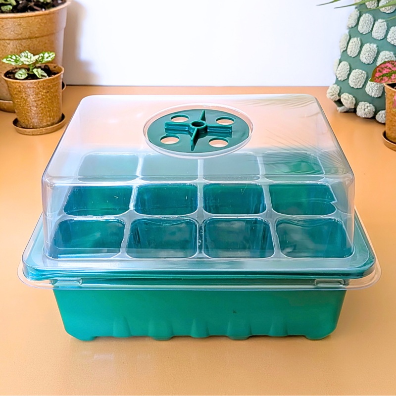 12-Cavity Mini Greenhouse|Greenhouse|Greenhouse + Soil Pod Pack|Greenhouse 5-pack|Greenhouse 5-pack + soil pods