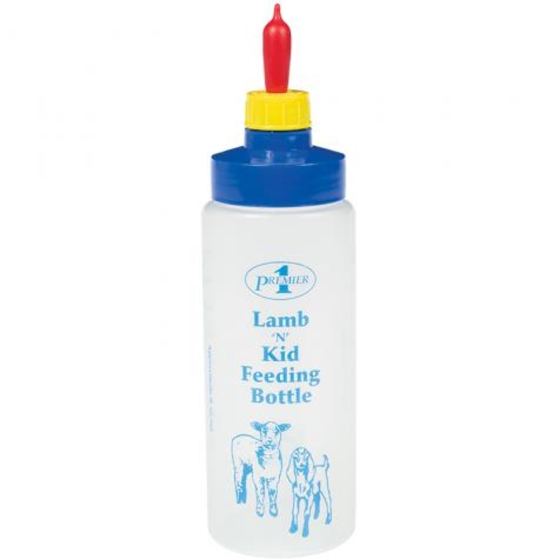 Premier 1 Wide Mouth Lamb ‘N’ Kid Feeding Bottle with Pritchard Teat