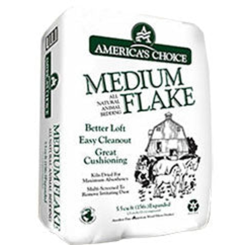 Americas Choice Premium Horse and Livestock Bedding Medium Flake