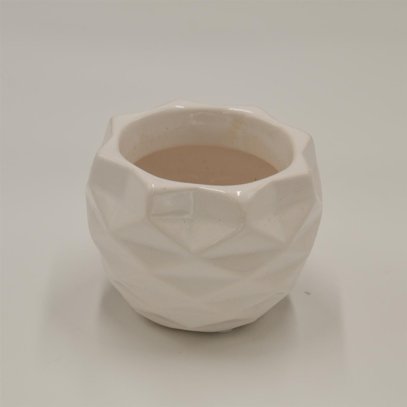 NINA White Planter for 6cm Succulents