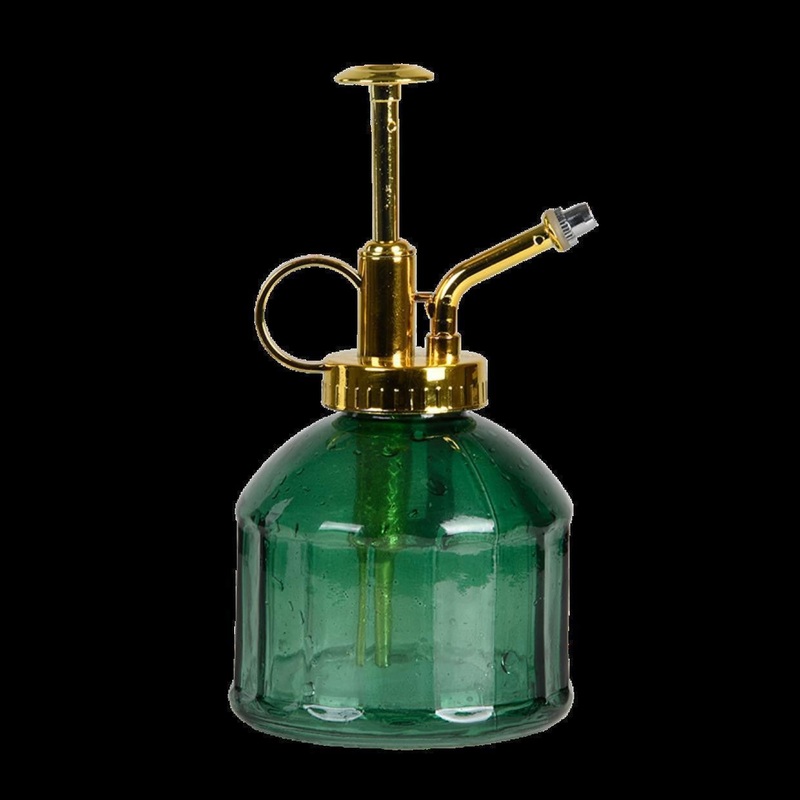 Vintage glass spray bottle