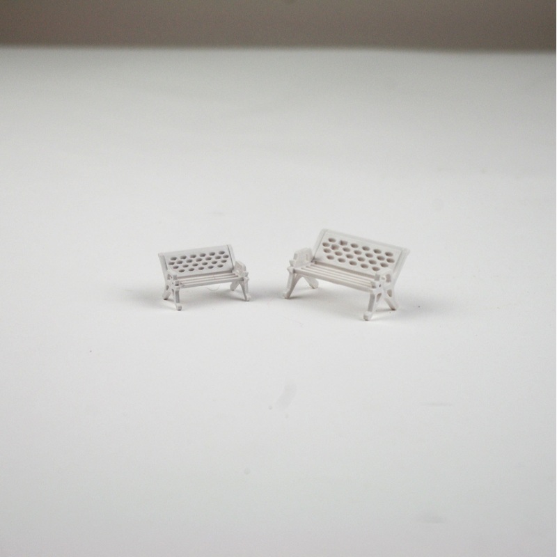 White Bench|Large|Small