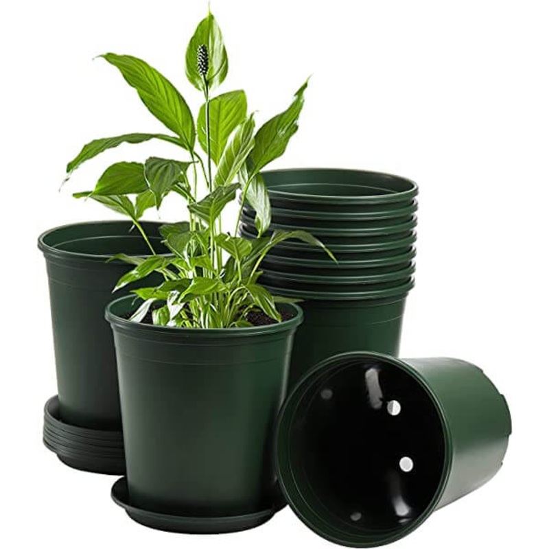 10 Durable Nursery Pot Garden Flower Pots Nursery 1 Gallon Ht7