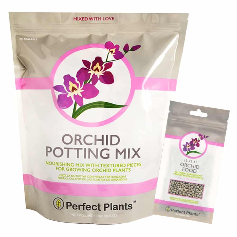 Orchid Repotting Kit|4 Quarts Soil + 5 oz Fertilizer
