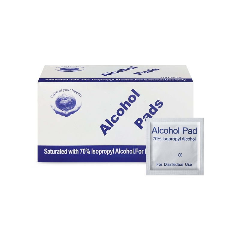 70% Isopropyl Alcohol Pads|Single|100pcs