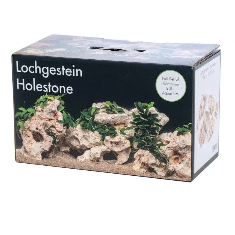 Multi Hole Stone Deco Set – 80L Aquarium