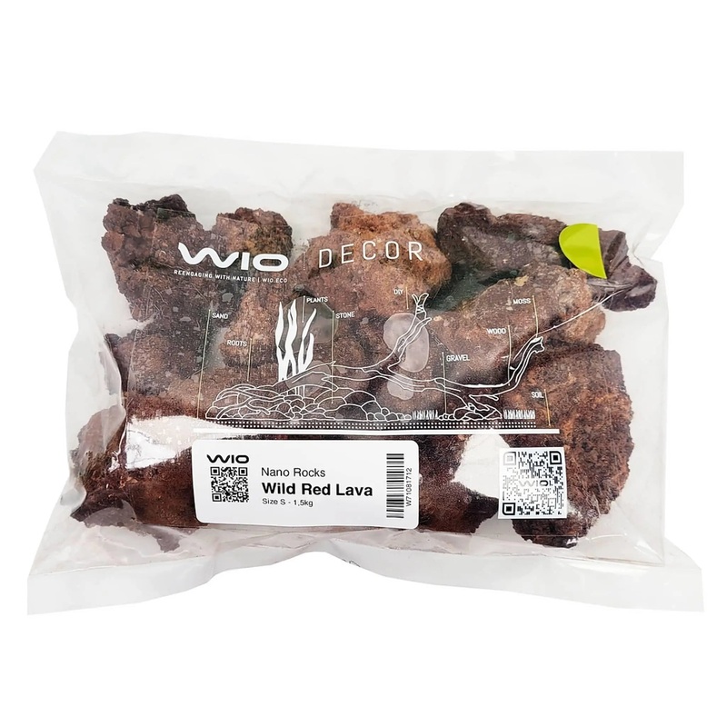 Wio Red Lava Nano Rocks – 1.5kg