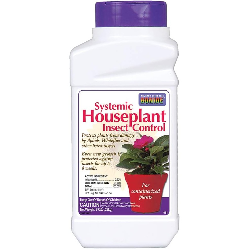 Bonide Systemic Houseplant Insect Control, 8 oz Ready-to-Use Granules