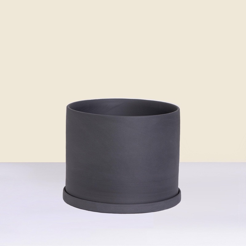 Charcoal Matte Cylinder|5.5 inch|8 inch