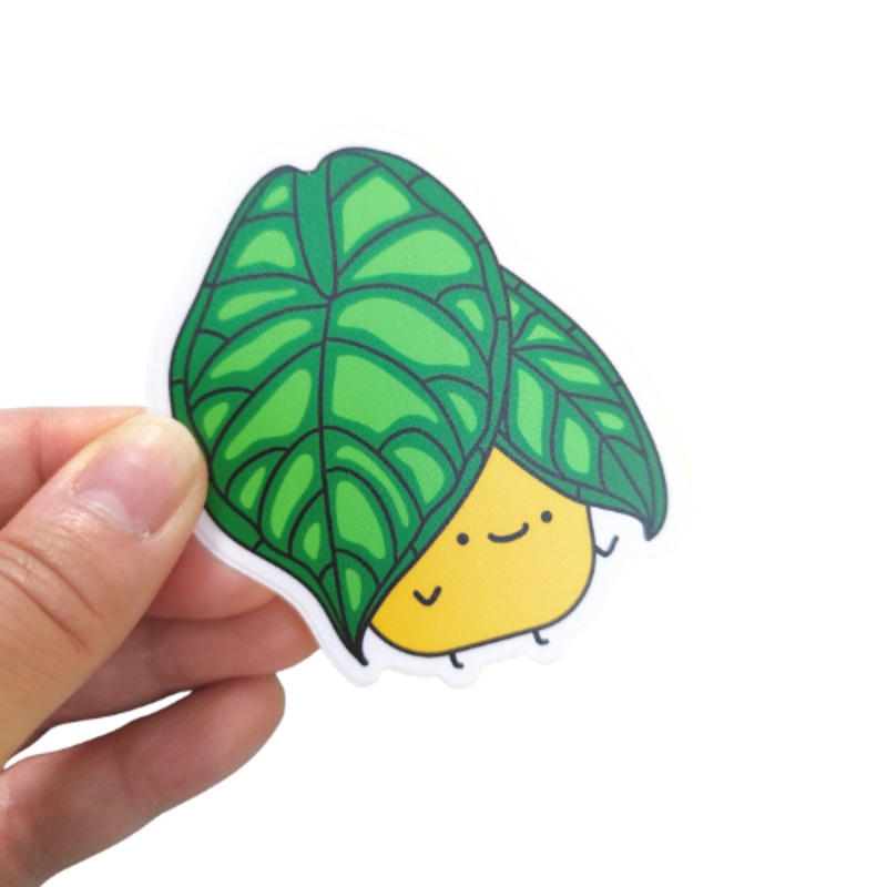 Alocasia Dragon Scale Vinyl Sticker