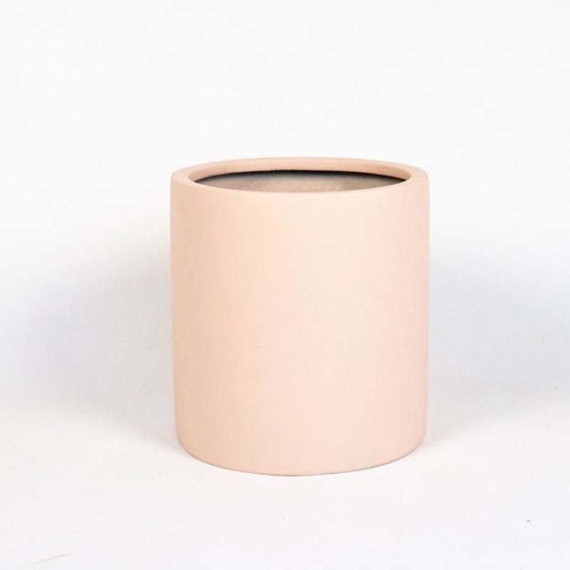 Blush Cylinder Planter|8”x8″ (fits a 6” nursery pot)|12”x12” (fits a 10″ nursery pot)|16″x16″ (fits a 14″ nursery pot)
