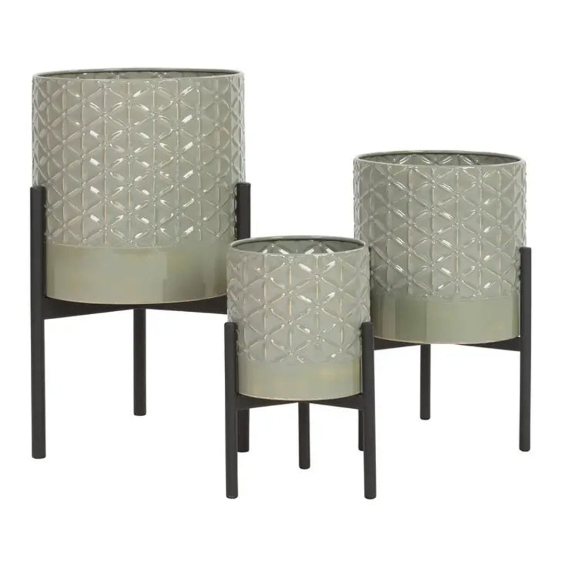 Cosima Planter w/ Stand|5″D X 7.5″H|6.5″D X 10″H|8″D X 13.5″H