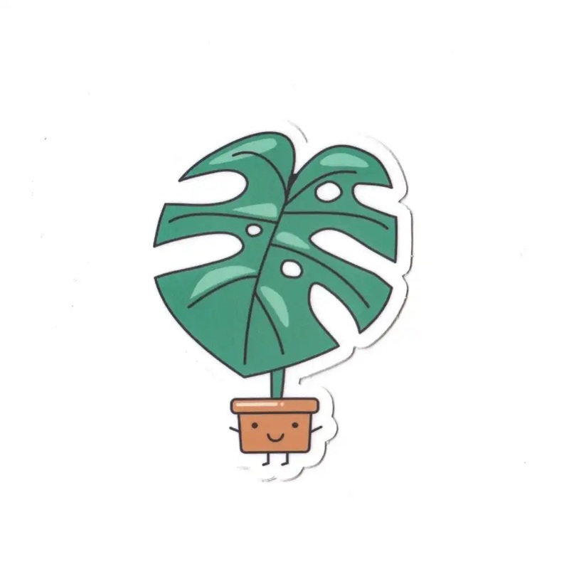 Monstera Deliciosa Vinyl Sticker