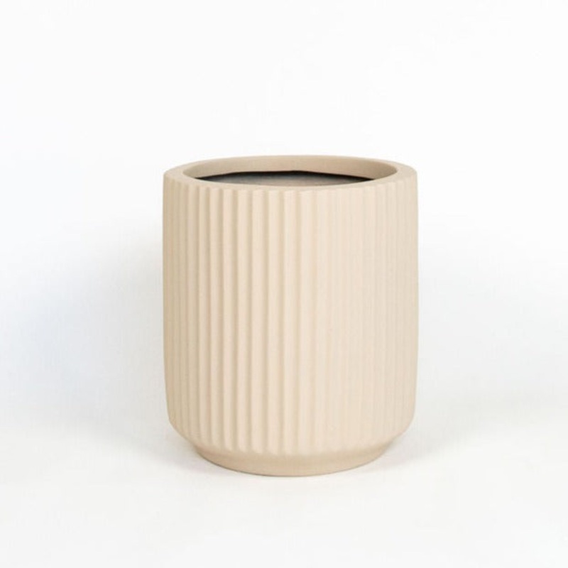 Nude Scallop Planter|8”x8″ (fits a 6” nursery pot)|11”x11” (fits a 10″ nursery pot)