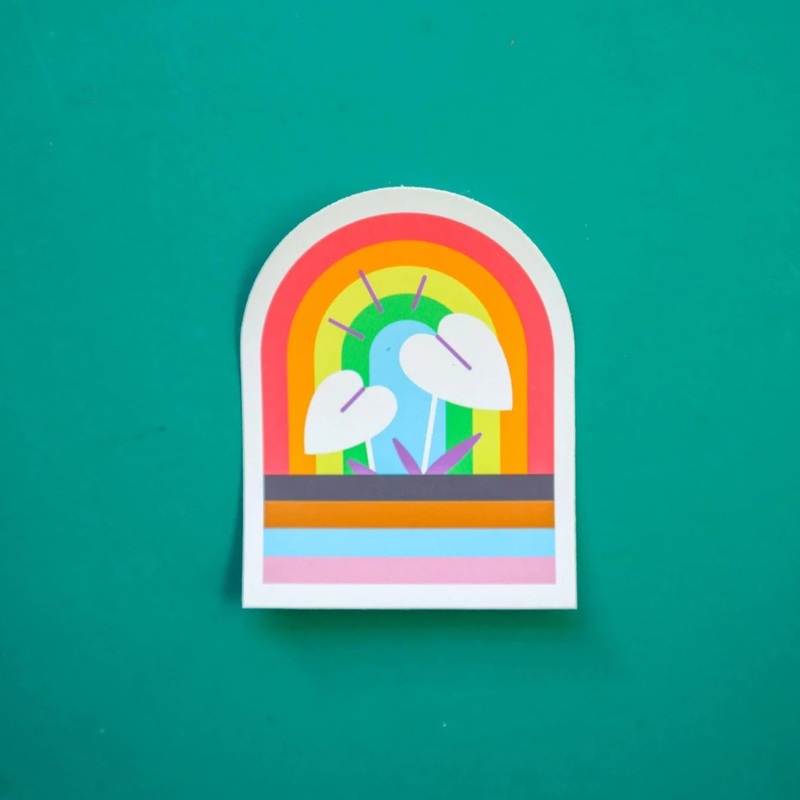 Pride Plant Sticker