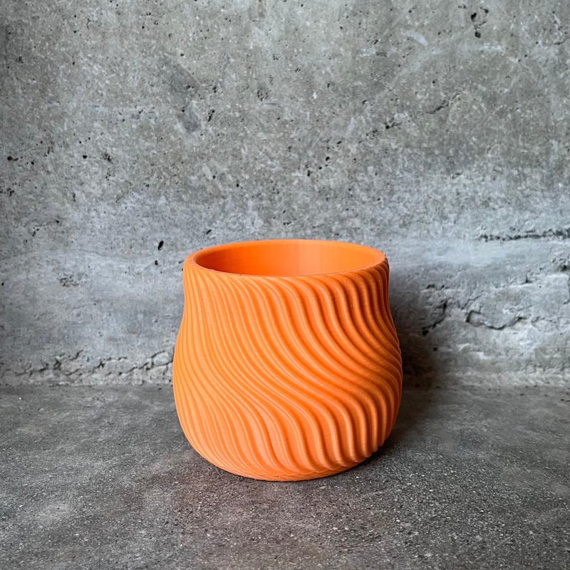 Sunrise Orange Langara Planter
