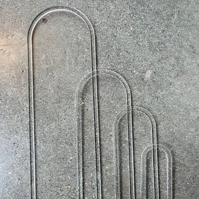 Acrylic Arch Trellis|Extra Small|Small|Medium|Large