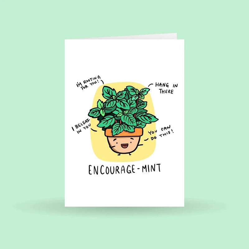 Encourage-mint Greeting Card