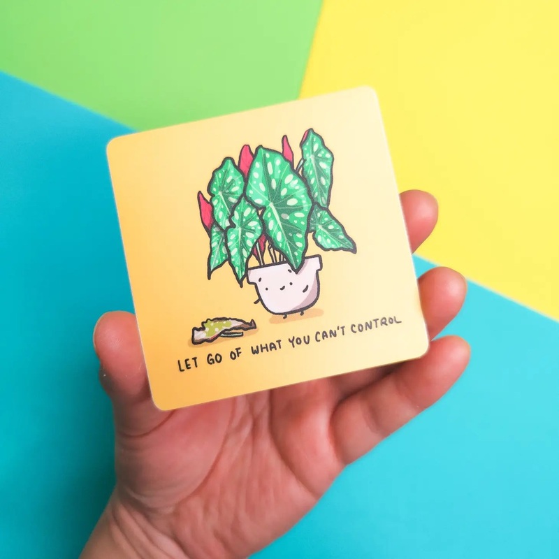 Let Go of What You Can’t Control Vinyl Sticker