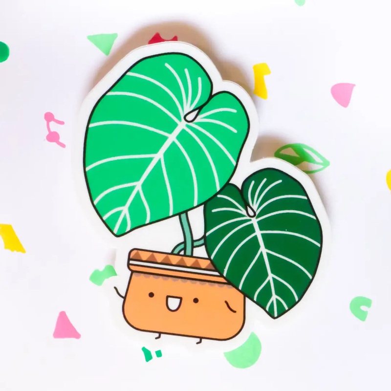 Philodendron Gloriosum Vinyl Sticker