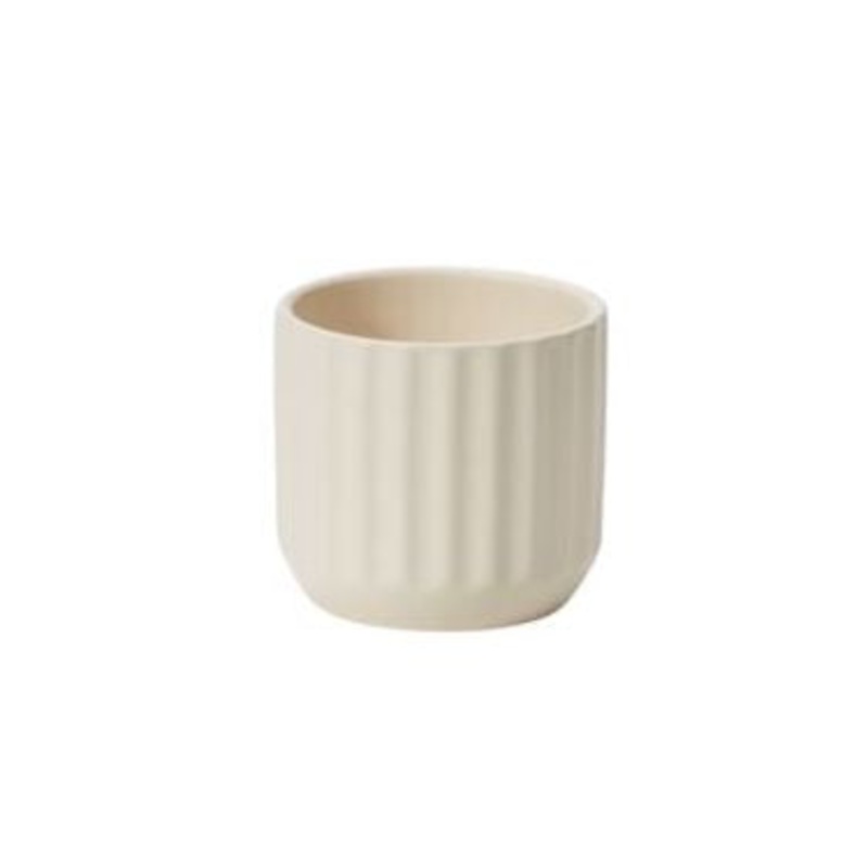 Cream Beam Pot|4 inch|10 inch