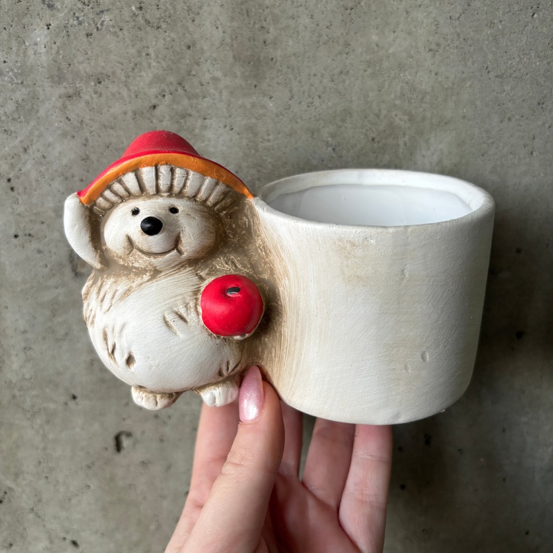 Happy Hedgehog Pot|2 inch