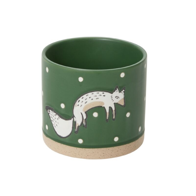 Winter Fox Pot|4 inch