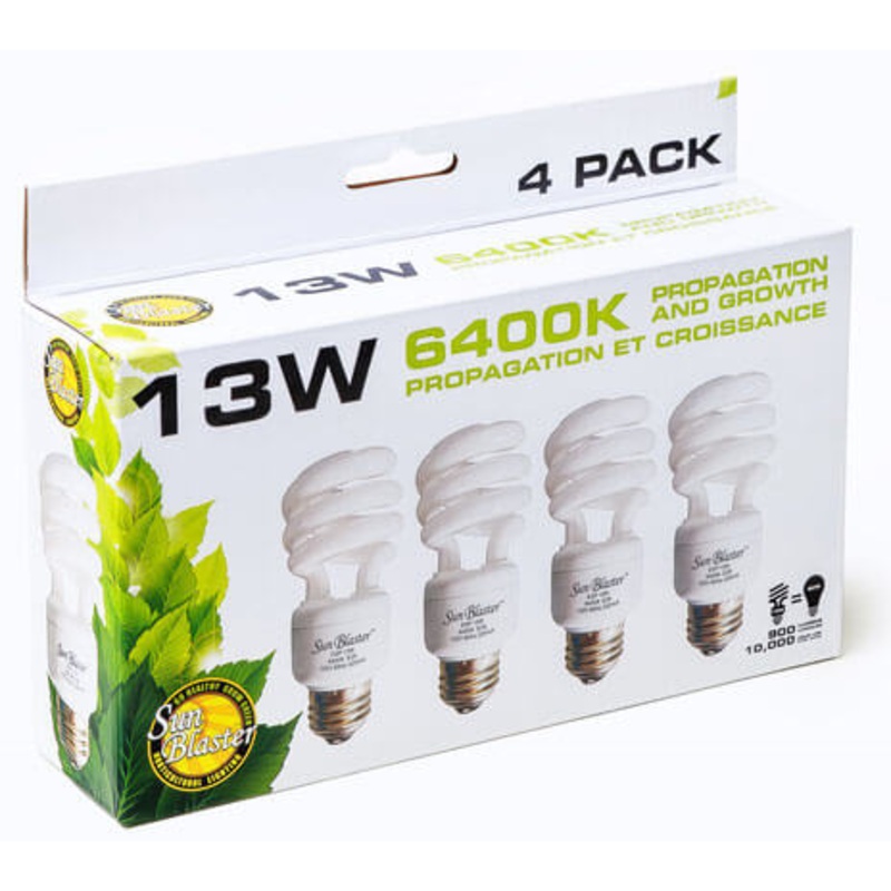 13W Grow Light Bulb (4-Pack)