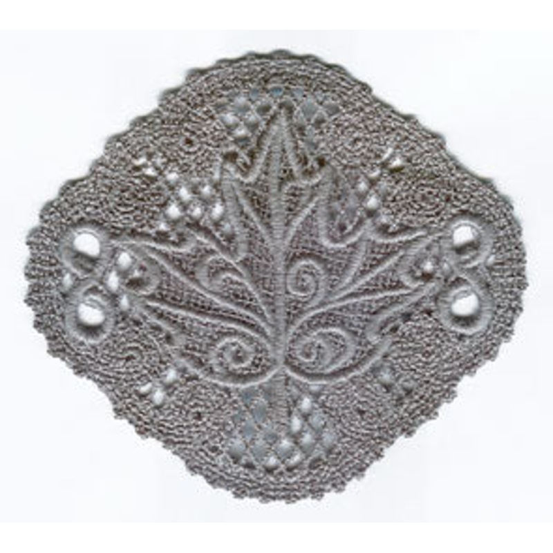 Evenfall Lace Leaf Motif|3.46″ x 3.86″ / 88mm x 98mm