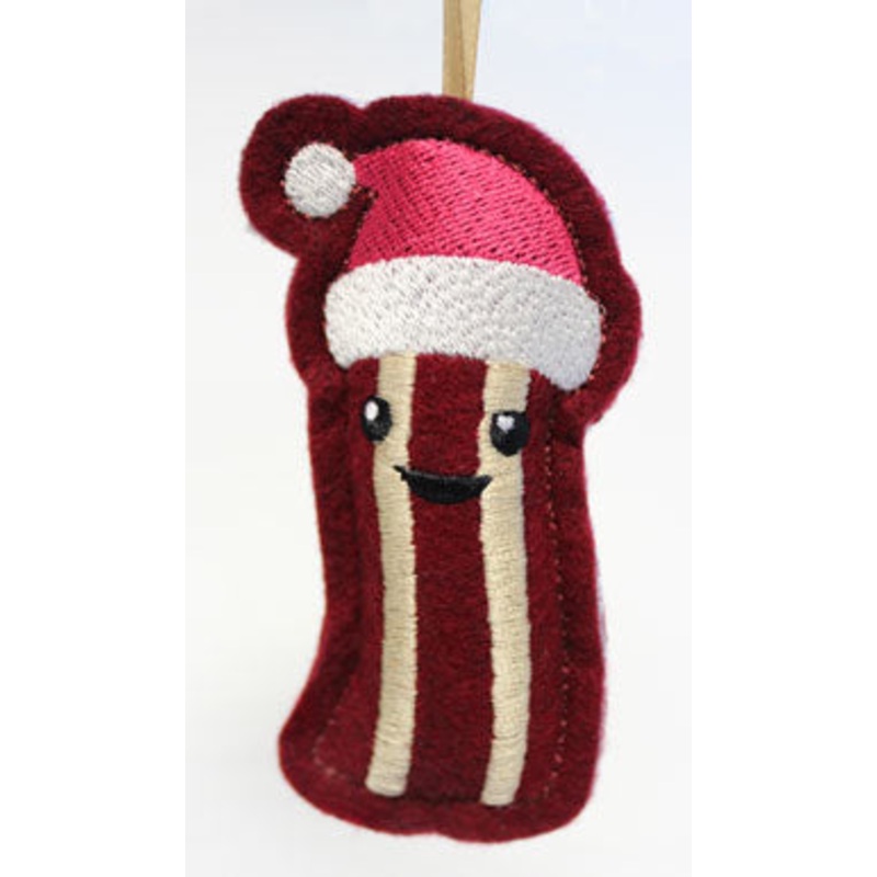 Christmas Bacon (Stuffed)|3.86″ x 2.2″ / 98mm x 56mm