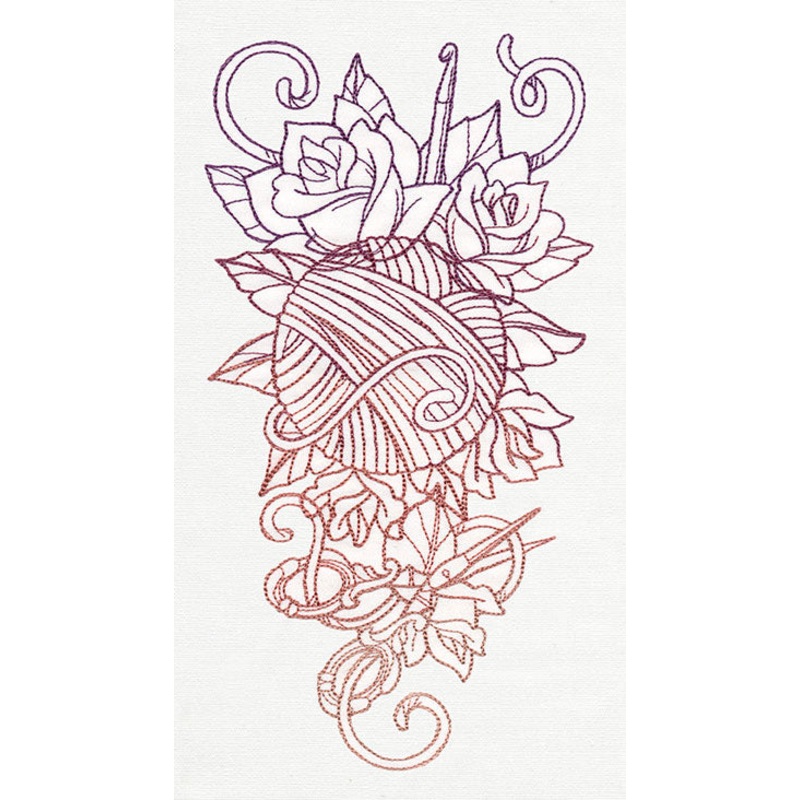 Crochet Sleeve|9.41″ x 5.04″ / 239mm x 128mm