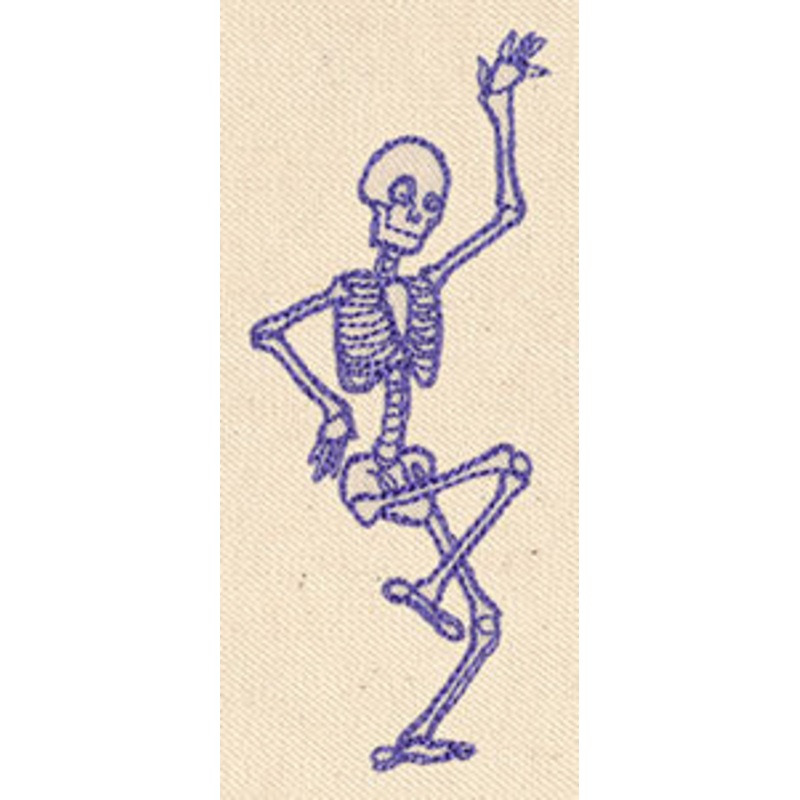 Danse Macabre Skeleton 4|3.86″ x 1.61″ / 98mm x 41mm