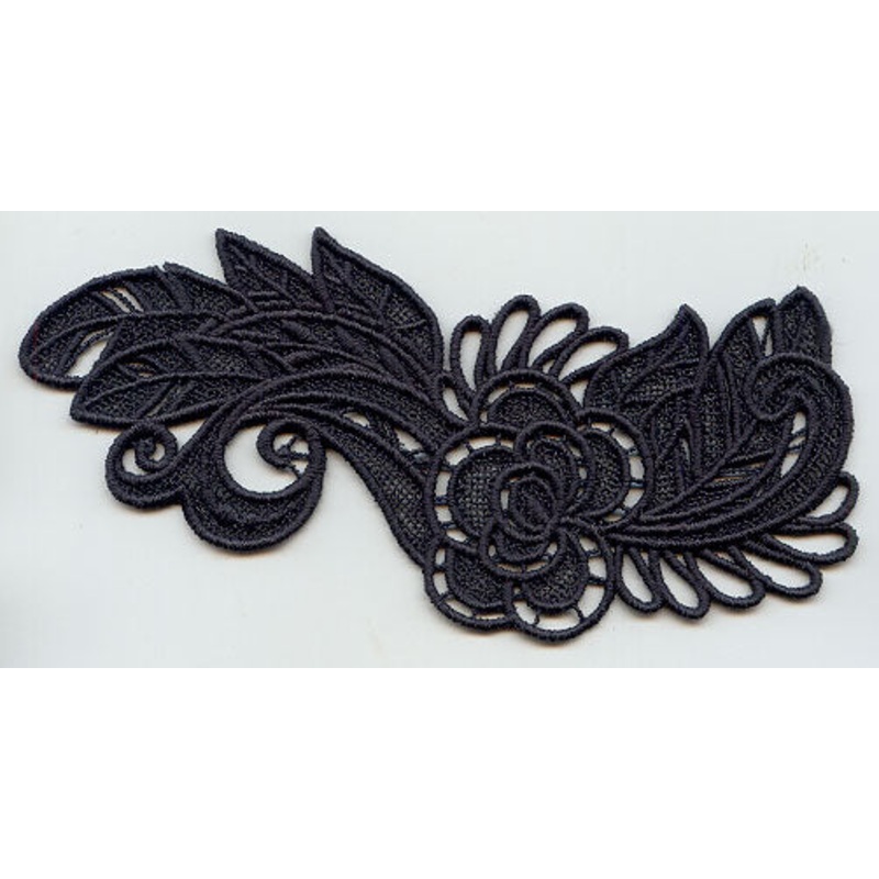 Flower and Feathers Flourish (Lace)
