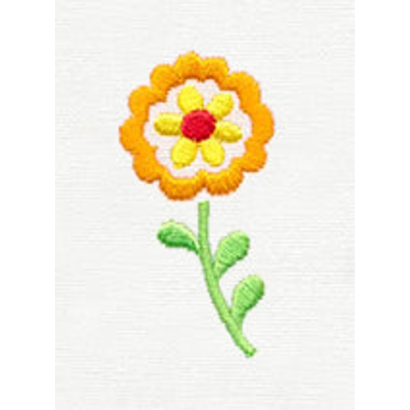 Folklorico – Little Flor|2.2″ x 1.1″ / 56mm x 28mm