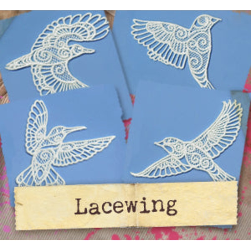 Lacewing (Lace) (Design Pack)|3.9″ x 3.9″ / 99mm x 99mm