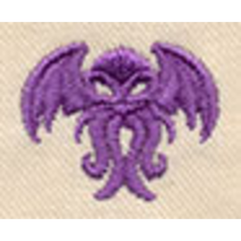 Polo Cthulhu|0.87″ x 1.06″ / 22mm x 27mm
