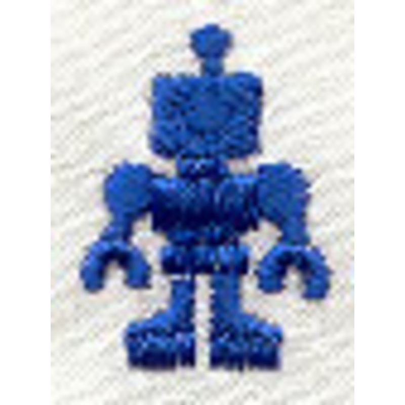 Polo Robot|0.98″ x 0.71″ / 25mm x 18mm