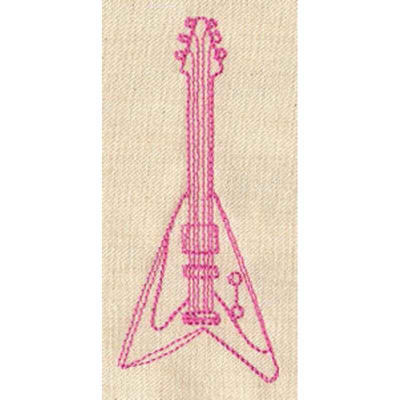 Raw Rock Guitar 2|3.78″ x 1.69″ / 96mm x 43mm