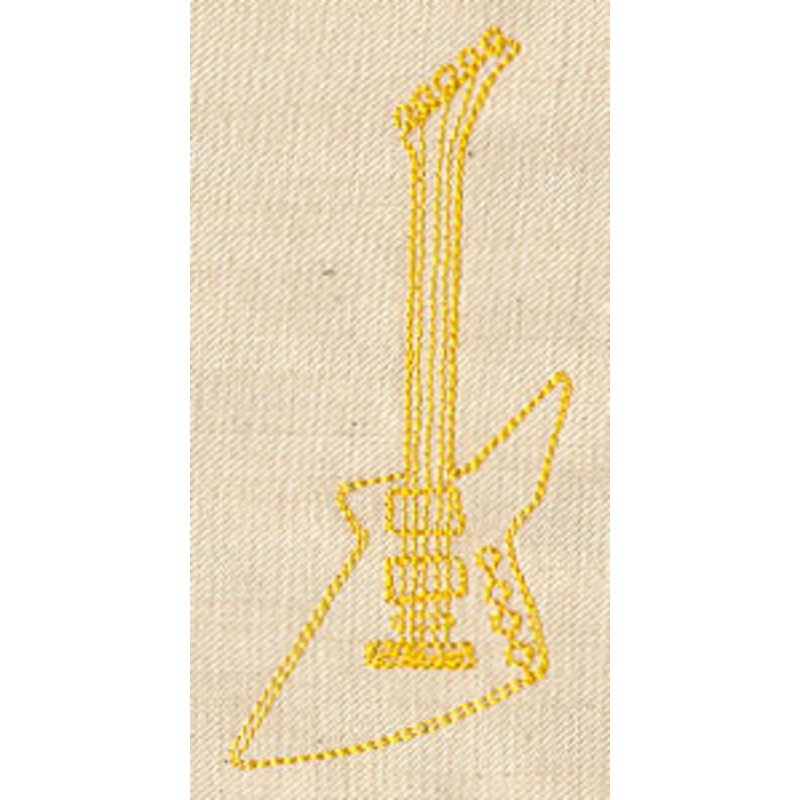 Raw Rock Guitar 4|3.86″ x 1.73″ / 98mm x 44mm