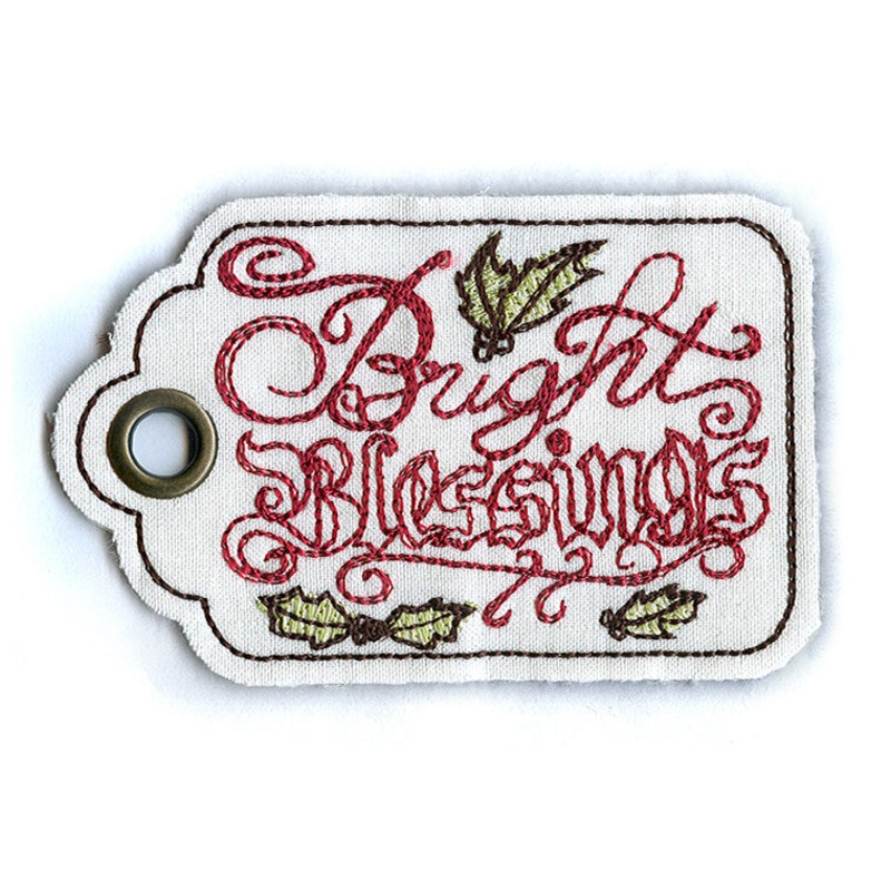 Yuletide Revelry – Gift Tag (In the Hoop)
