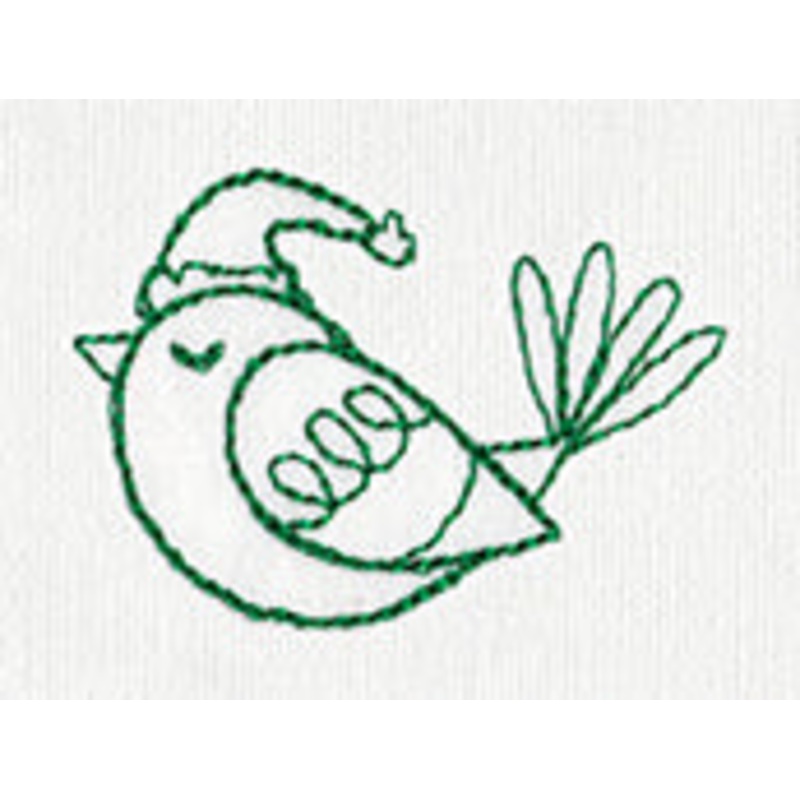 Christmas Cheer – Bird|1.38″ x 1.97″ / 35mm x 50mm