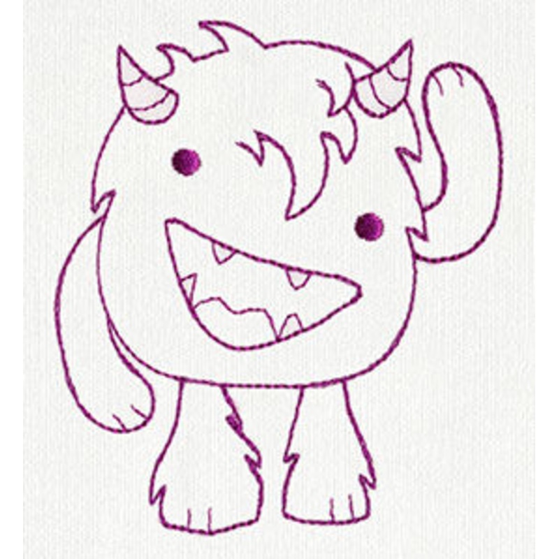 Creature Feature – Monster 1|3.86″ x 3.35″ / 98mm x 85mm
