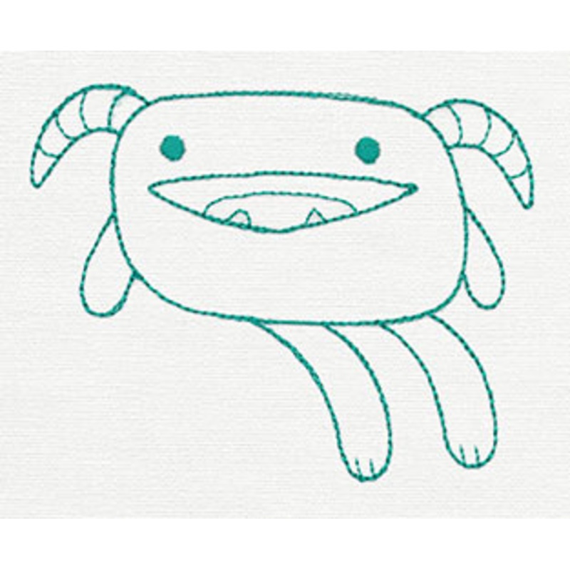 Creature Feature – Monster 2|2.95″ x 3.86″ / 75mm x 98mm