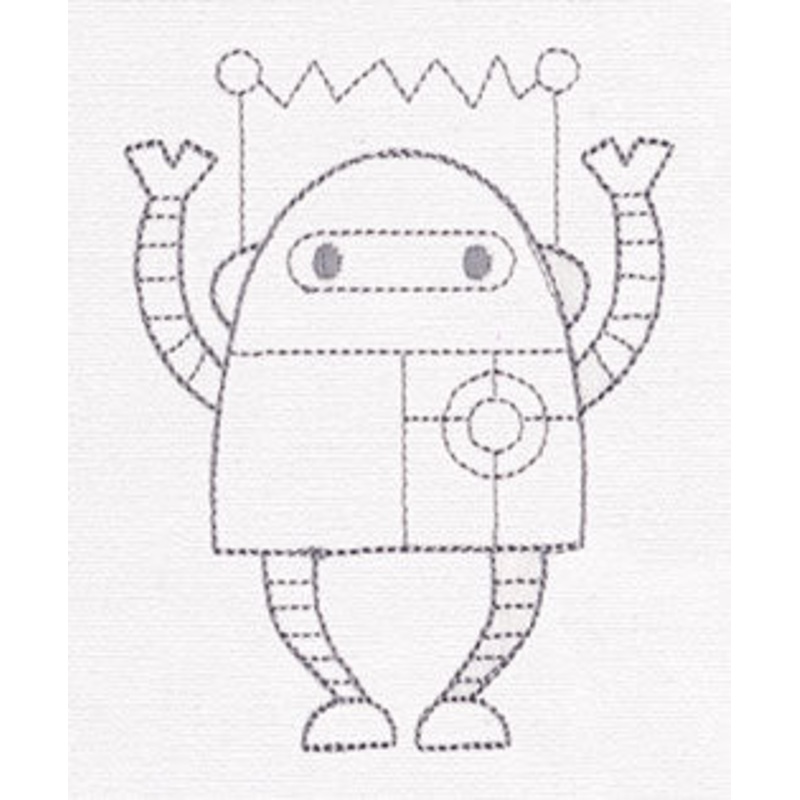 Creature Feature – Robot 1|3.86″ x 3.03″ / 98mm x 77mm