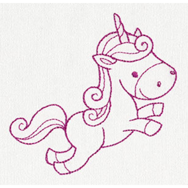 Creature Feature – Unicorn 3|3.66″ x 3.86″ / 93mm x 98mm
