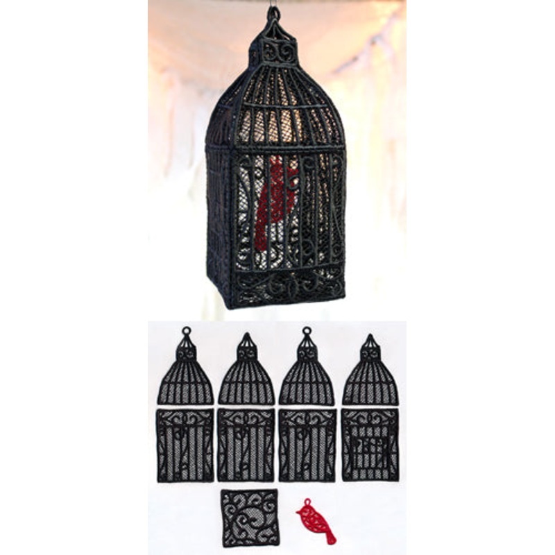 Gothic Birdcage (Lace)|3.31″ x 2.4″ / 84mm x 61mm