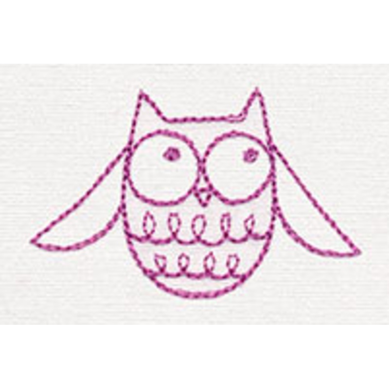 Hoot Owl 9|1.54″ x 2.4″ / 39mm x 61mm